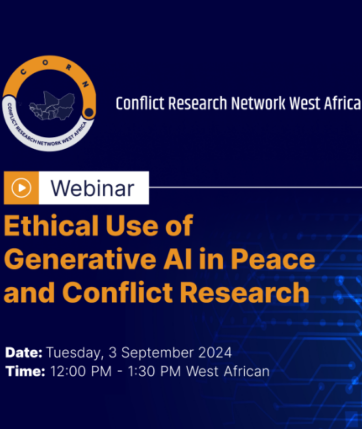Webinar: Ethical Use of Generative AI in Peace and Conflict Research